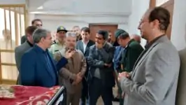 بازدید فرماندار میانه از کمپ آونلیق