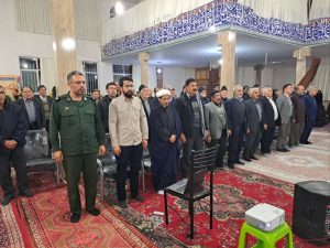 مراسم بزرگداشت شهدای بخش کندوان