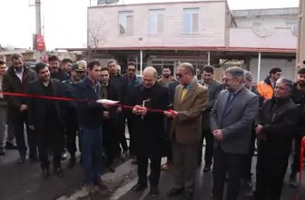 افتتاح پروژه های عمرانی روستای آونلیق با حضور فرماندار ویژه شهرستان میانه