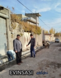 بازدید فرهادی بخشدار کندوان از پروژه های عمرانی در حال اجرا